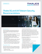 Thales 5G and UK Telecom Security Recommendations